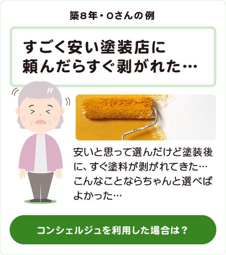すごく安い業者に頼んだけど一ヶ月後、外壁に剥がれが…