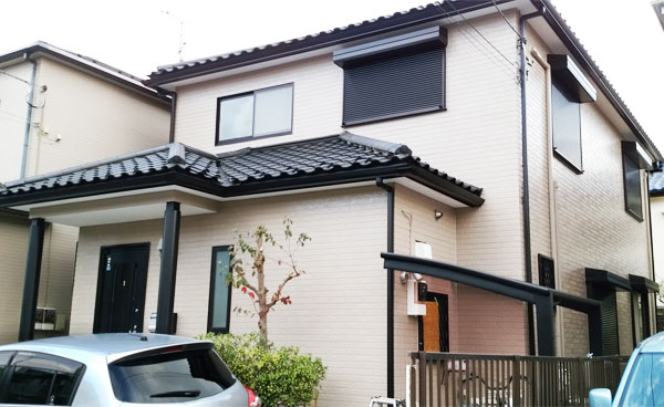 流山市 – 築16年延坪40坪2階戸建てのサイディング外壁塗装【No.83】