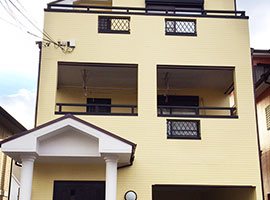 豊中市 - 3階中古戸建てのサイディング外壁・屋根塗装【No.110】
