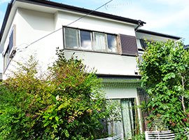 久喜市 - 築40年建坪29坪2階戸建ての外壁・屋根塗装、雨樋修理【No.145】
