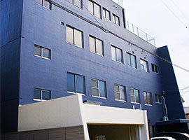 広島市 - 築48年半4階建て鉄筋コンクリートビルの外壁塗装・補修工事【No.154】