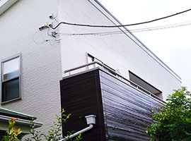 市川市 - 築12年2階戸建て34坪初めてのサイディング外壁塗装・スレート屋根塗装【No.158】