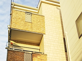 吹田市 - 築12年3階戸建ての外壁・屋根塗装【No.179】
