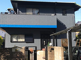水戸市 - 築18年延床139㎡の戸建ての外壁塗装【No.194】