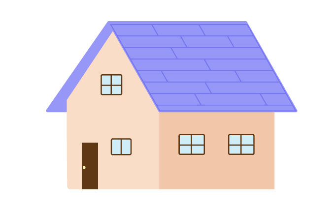 外壁塗装で使える 屋根がついた家 のフリー素材 アイコン Ai Png