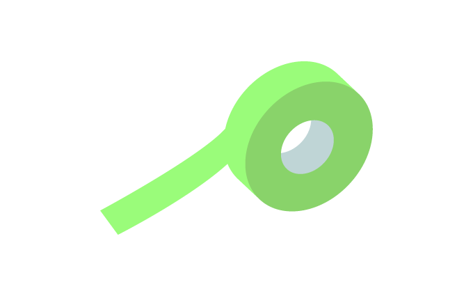 外壁塗装で使える マスキングテープ のフリー素材 アイコン Ai Png Jpg